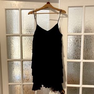 Club Monaco Black Silk Dress Size 10 US